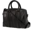 Givenchy  Lucrezia shoulder bag  in black leather  and black grained leather - 00pp thumbnail