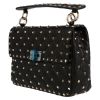 Bolso bandolera Valentino Garavani  Rockstud en cuero negro - Detail D3 thumbnail