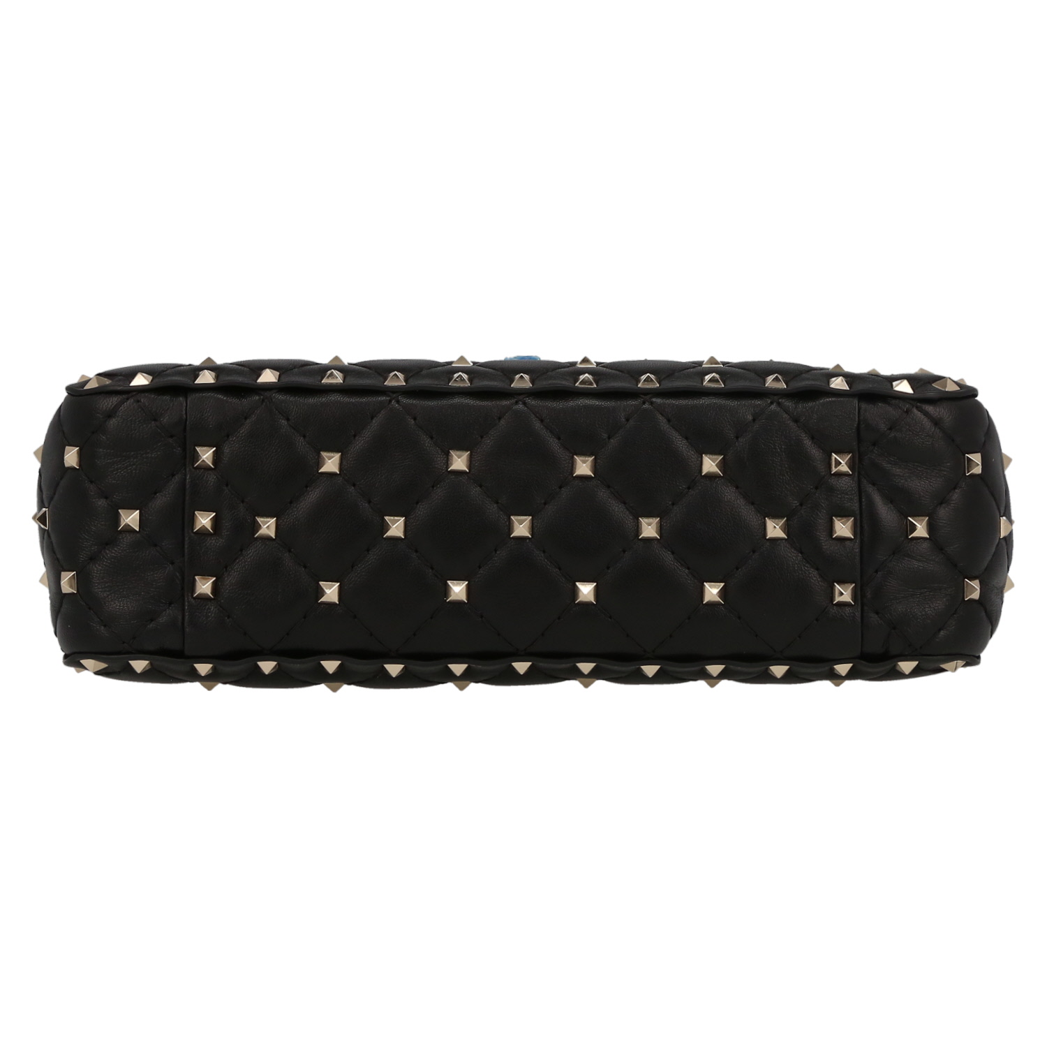 Sac bandoulière Valentino Garavani  Rockstud en cuir noir - Detail D4