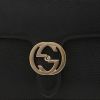 Borsa a tracolla Gucci  Interlocking G in pelle martellata nera - Detail D1 thumbnail