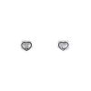 Paire de boucles d'oreilles Chopard Happy Diamonds en or blanc et diamants - 00pp thumbnail