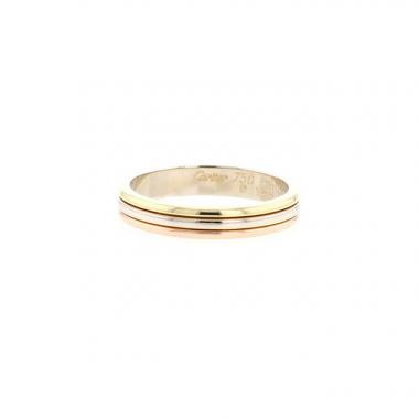 Cartier Vendôme Louis Cartier wedding ring in yellow gold, pink gold and white gold