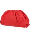 Bottega Veneta  Pouch handbag/clutch  in red leather - 00pp thumbnail