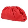 Bottega Veneta  Pouch handbag/clutch  in red leather - Detail D3 thumbnail