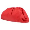 Bottega Veneta  Pouch handbag/clutch  in red leather - Detail D5 thumbnail