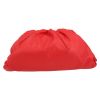 Bottega Veneta  Pouch handbag/clutch  in red leather - Detail D7 thumbnail