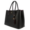 Prada  Double handbag  in black leather saffiano - Detail D3 thumbnail