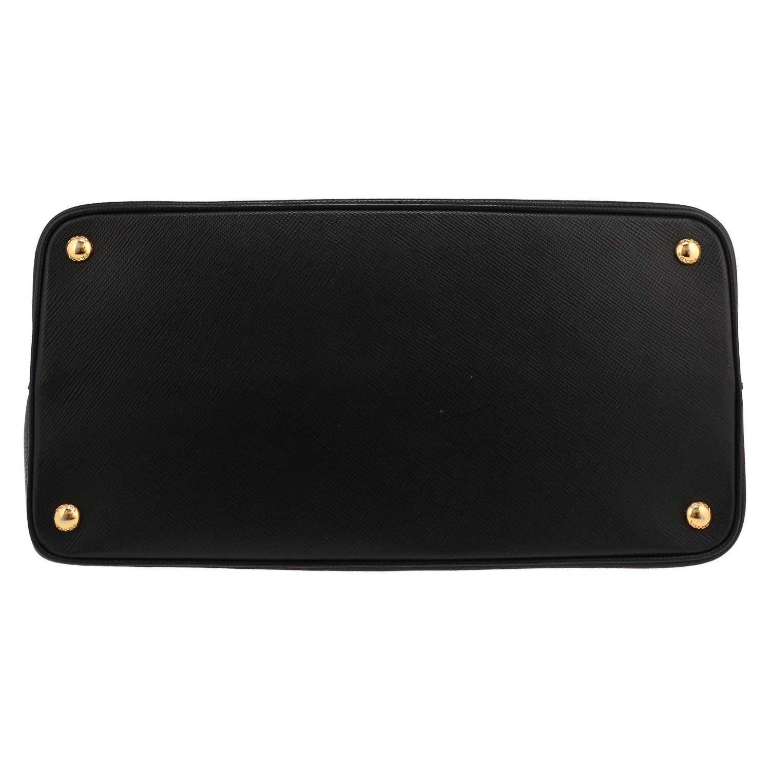 Prada  Double handbag  in black leather saffiano - Detail D4