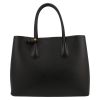 Prada  Double handbag  in black leather saffiano - Detail D7 thumbnail