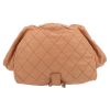 Mochila Chanel  Sac à dos en cuero acolchado color camel - Detail D4 thumbnail