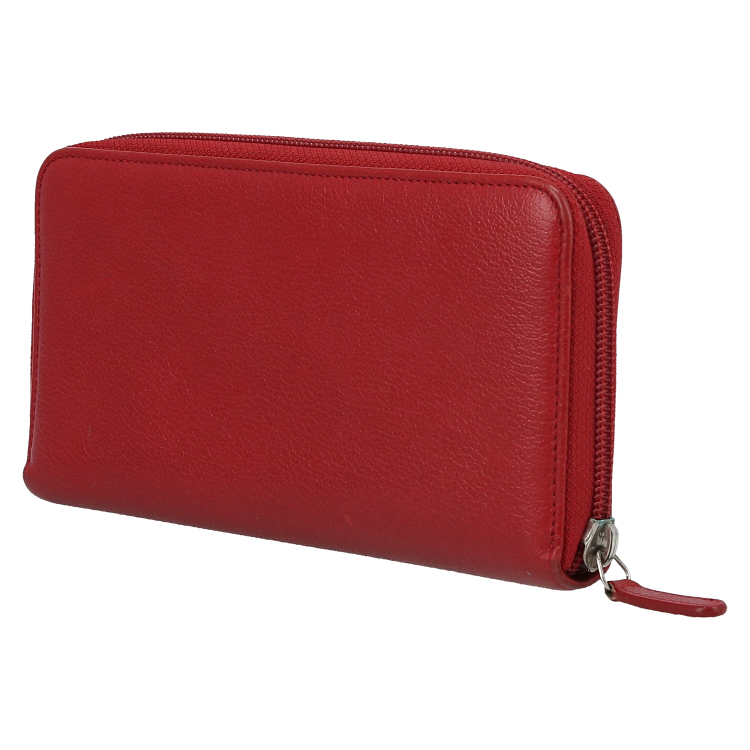 Chanel   wallet  in red leather - Detail D5
