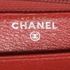 Chanel   wallet  in red leather - Detail D9 thumbnail