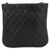 Chanel pouch  in black quilted leather - Detail D2 thumbnail