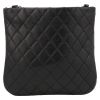 Chanel Pochette  in black quilted leather - Detail D7 thumbnail