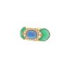 Cartier Indes Galantes ring in yellow gold, diamonds and ornamental stones - 00pp thumbnail