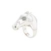 Hermès Galop ring in silver - 00pp thumbnail