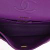Chanel  Timeless Classic handbag  in purple quilted grained leather - Detail D8 thumbnail