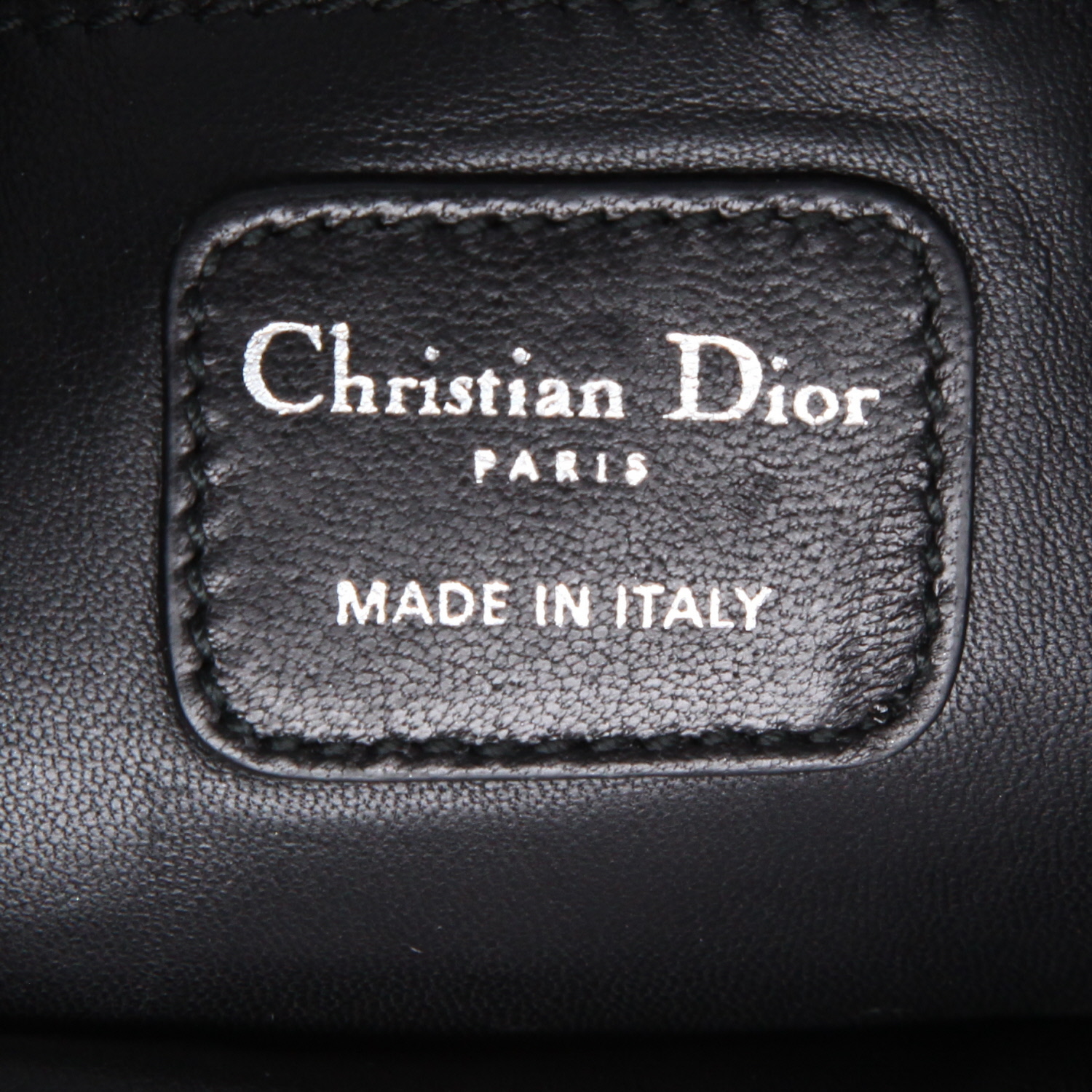 Pochette Dior  Lady Dior in pelle cannage nera - Detail D9