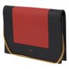 Borsa/pochette Celine  Frame in pelle blu e rossa - 00pp thumbnail