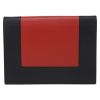 Celine  Frame handbag/clutch  in blue and red leather - Detail D7 thumbnail