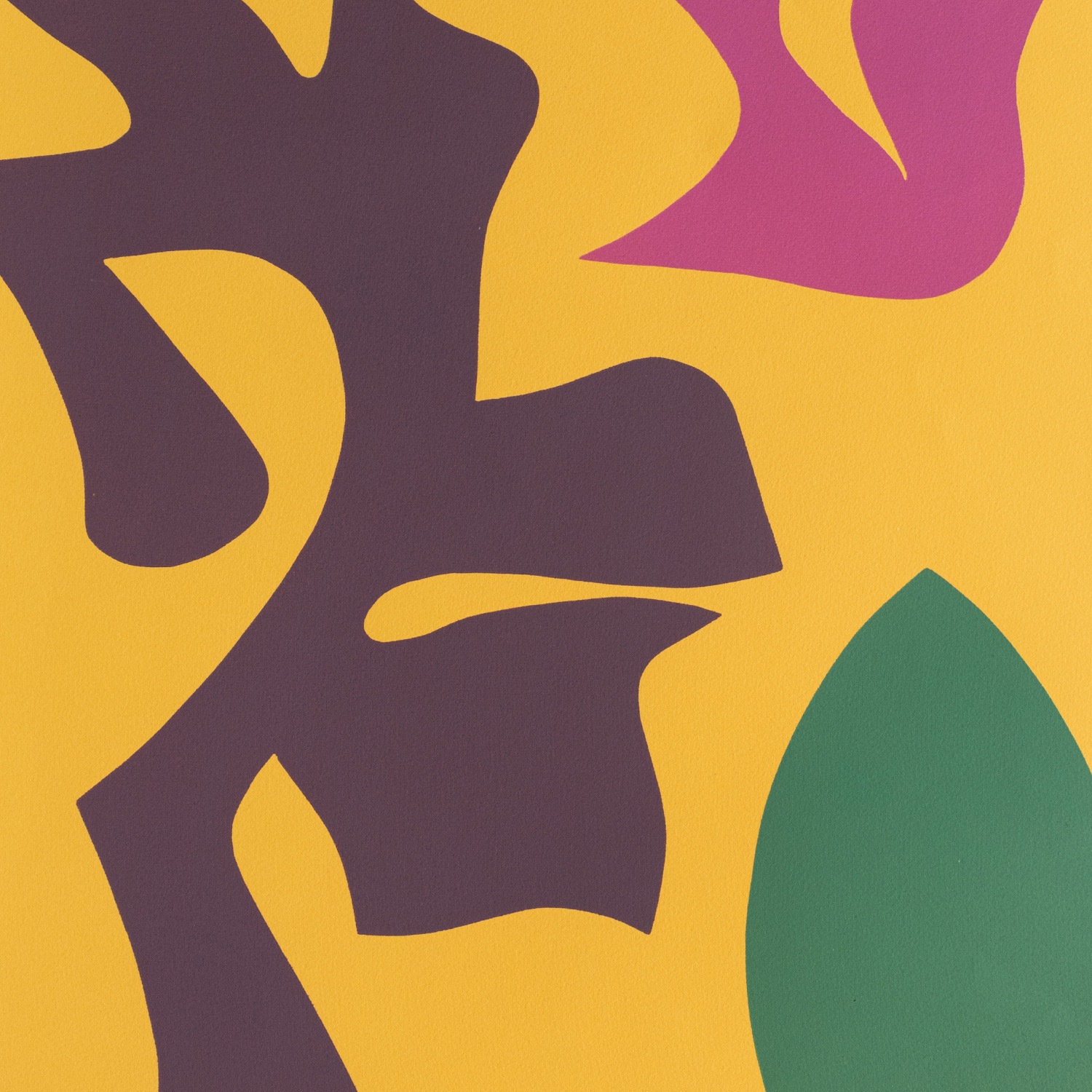 Jean Arp (1886-1966) Documenta Geigy - 1965, Woodcut in colors on paper - Detail D1