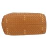 Bottega Veneta   shopping bag  in beige and brown intrecciato leather - Detail D4 thumbnail