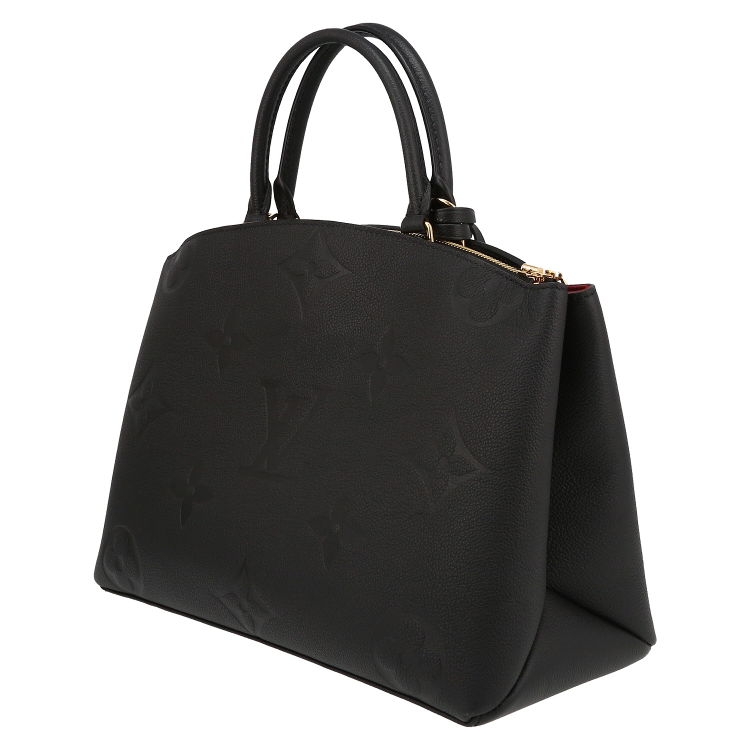 Bolso de mano Louis Vuitton  Grand Palais en cuero monogram huella negro - Detail D5