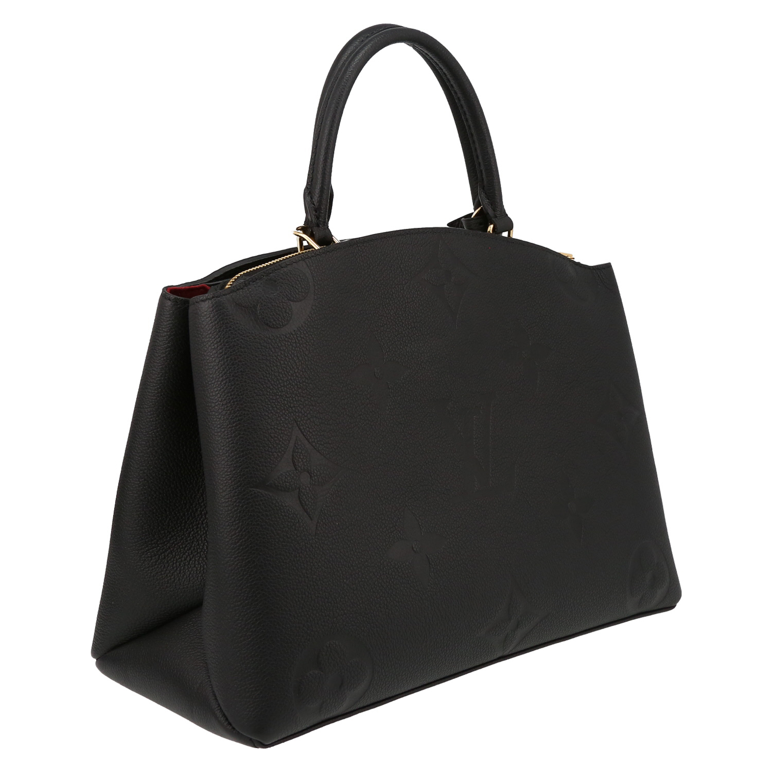 Bolso de mano Louis Vuitton  Grand Palais en cuero monogram huella negro - Detail D6