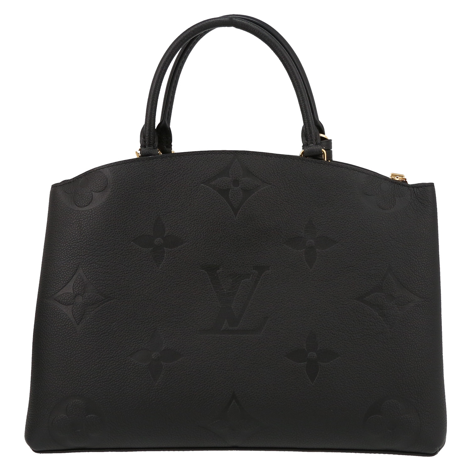 Bolso de mano Louis Vuitton  Grand Palais en cuero monogram huella negro - Detail D7