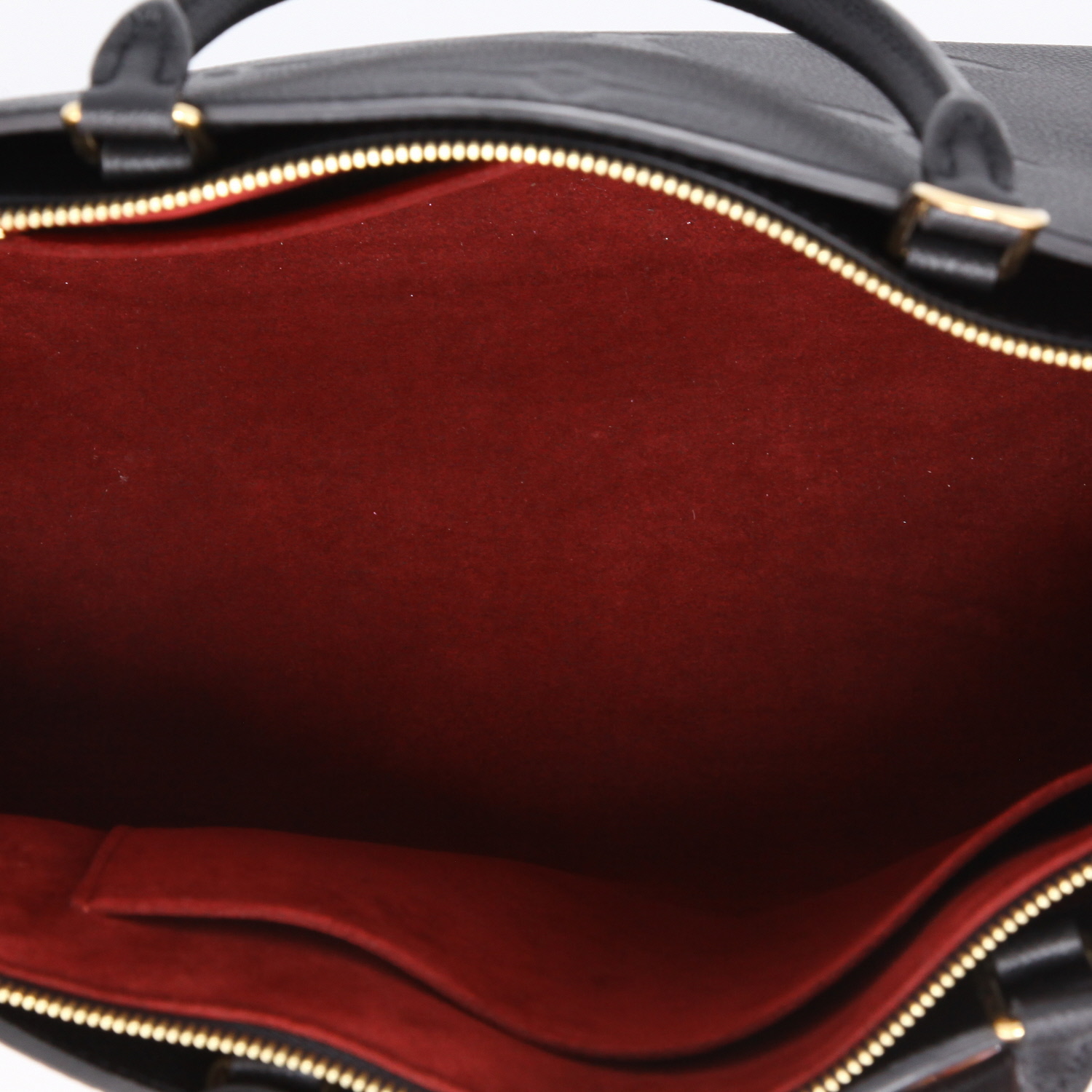 Sac à main Louis Vuitton  Grand Palais en cuir monogram empreinte noir - Detail D8