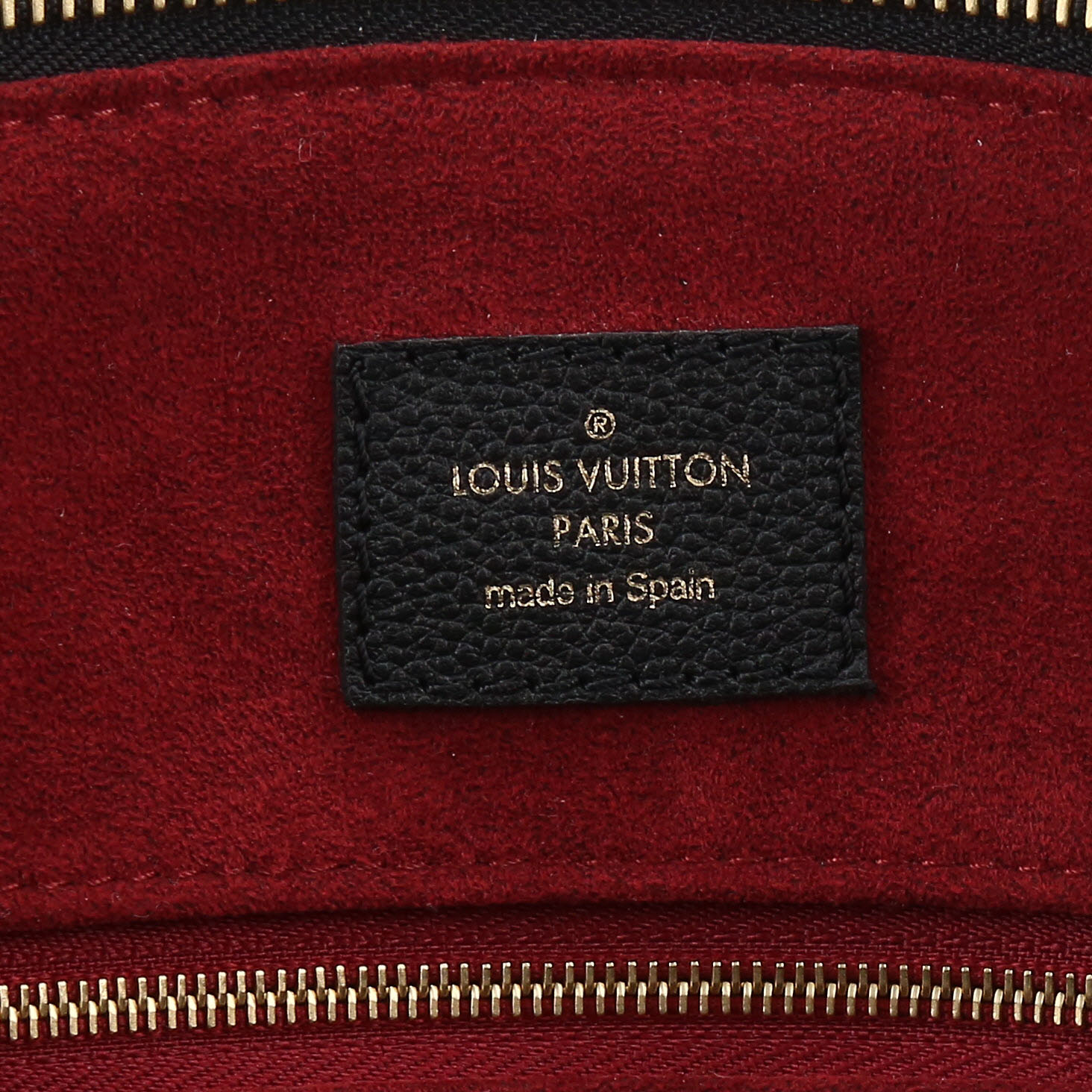 Bolso de mano Louis Vuitton  Grand Palais en cuero monogram huella negro - Detail D9