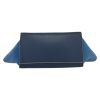 Celine  Trapeze small model  handbag  in blue bicolor  leather  and blue suede - Detail D4 thumbnail