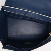 Bolso de mano Celine  Trapeze modelo pequeño  en cuero bicolor azul y ante azul - Detail D8 thumbnail