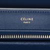 Bolso de mano Celine  Trapeze modelo pequeño  en cuero bicolor azul y ante azul - Detail D9 thumbnail