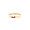 Chaumet Liens Evidence ring in pink gold and enamel - 00pp thumbnail