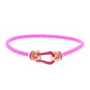 Fred Force 10 medium model bracelet in pink gold and enamel - 00pp thumbnail