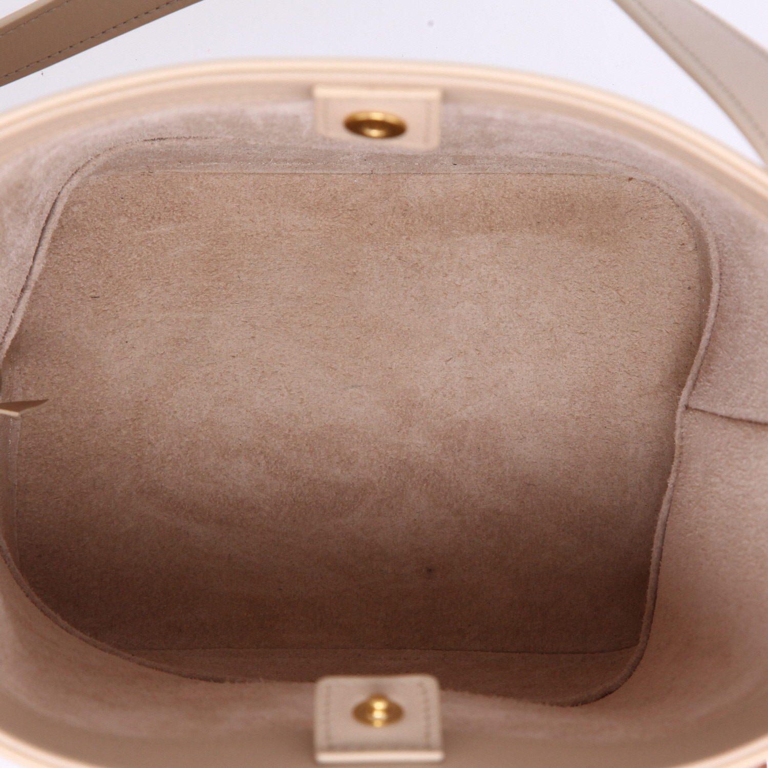 Bolso bandolera Celine   en cuero beige - Detail D9