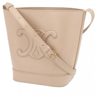 Celine   shoulder bag  in beige leather