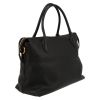 Prada   handbag  in black grained leather - Detail D6 thumbnail