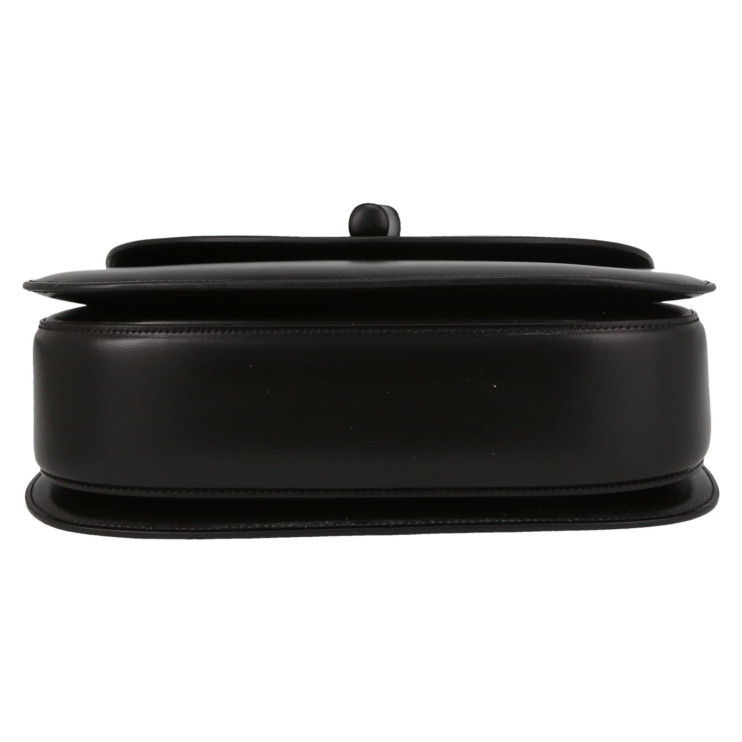 Borsa a tracolla Gucci  Bamboo modello medio  in pelle nera e bambù nero - Detail D4