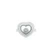 Sortija Chopard Happy Diamonds de oro blanco y diamantes - 360 thumbnail
