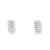 Bulgari Parentesi earrings in white gold and diamonds - 360 thumbnail