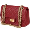 Chanel 2.55 shoulder bag  in red quilted leather - 00pp thumbnail
