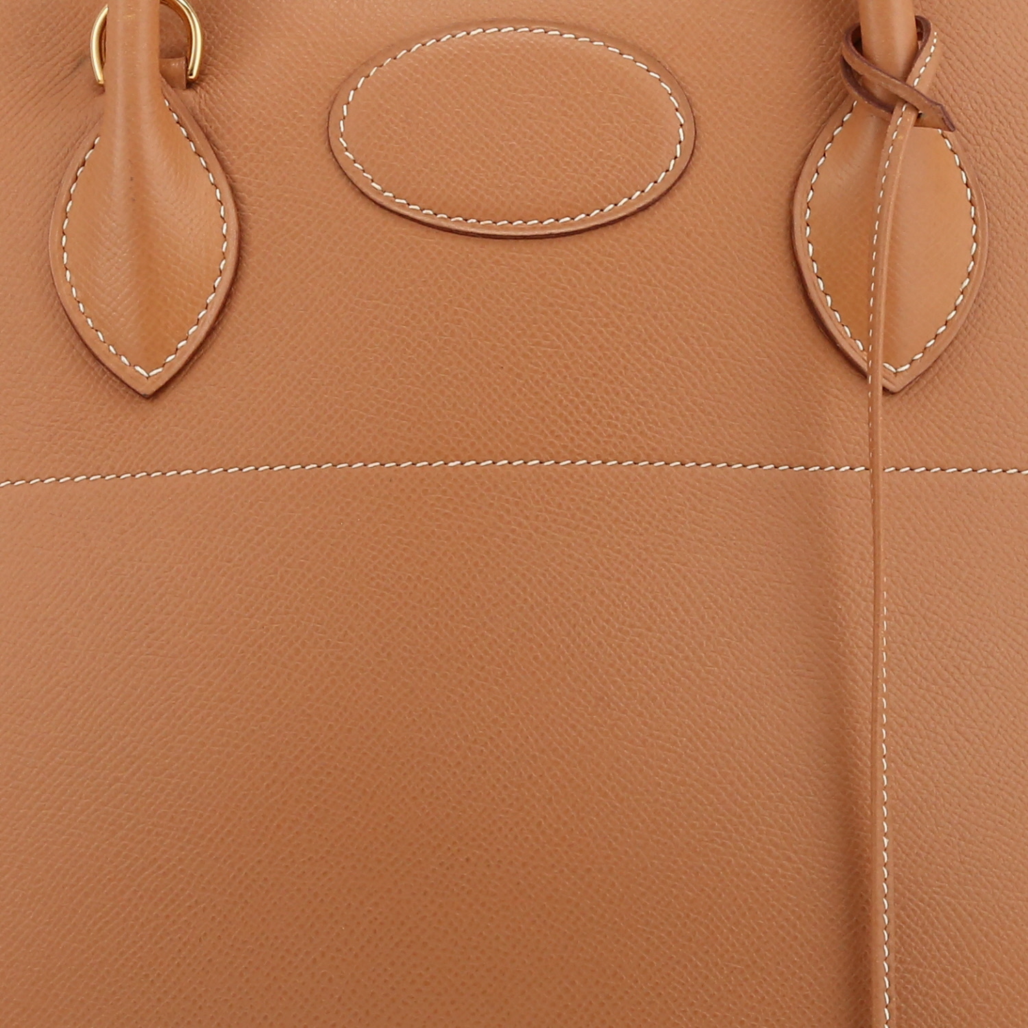 Borsa Hermès  Bolide 35 cm in pelle Courchevel gold - Detail D1