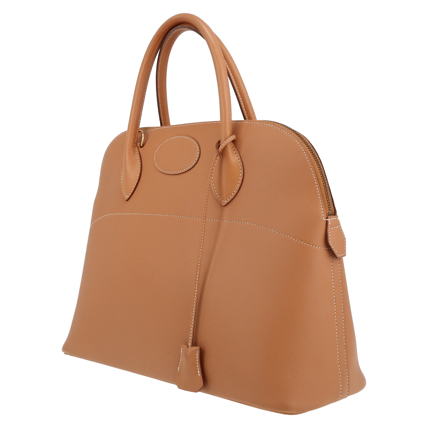 Borsa Hermès  Bolide 35 cm in pelle Courchevel gold - Detail D3