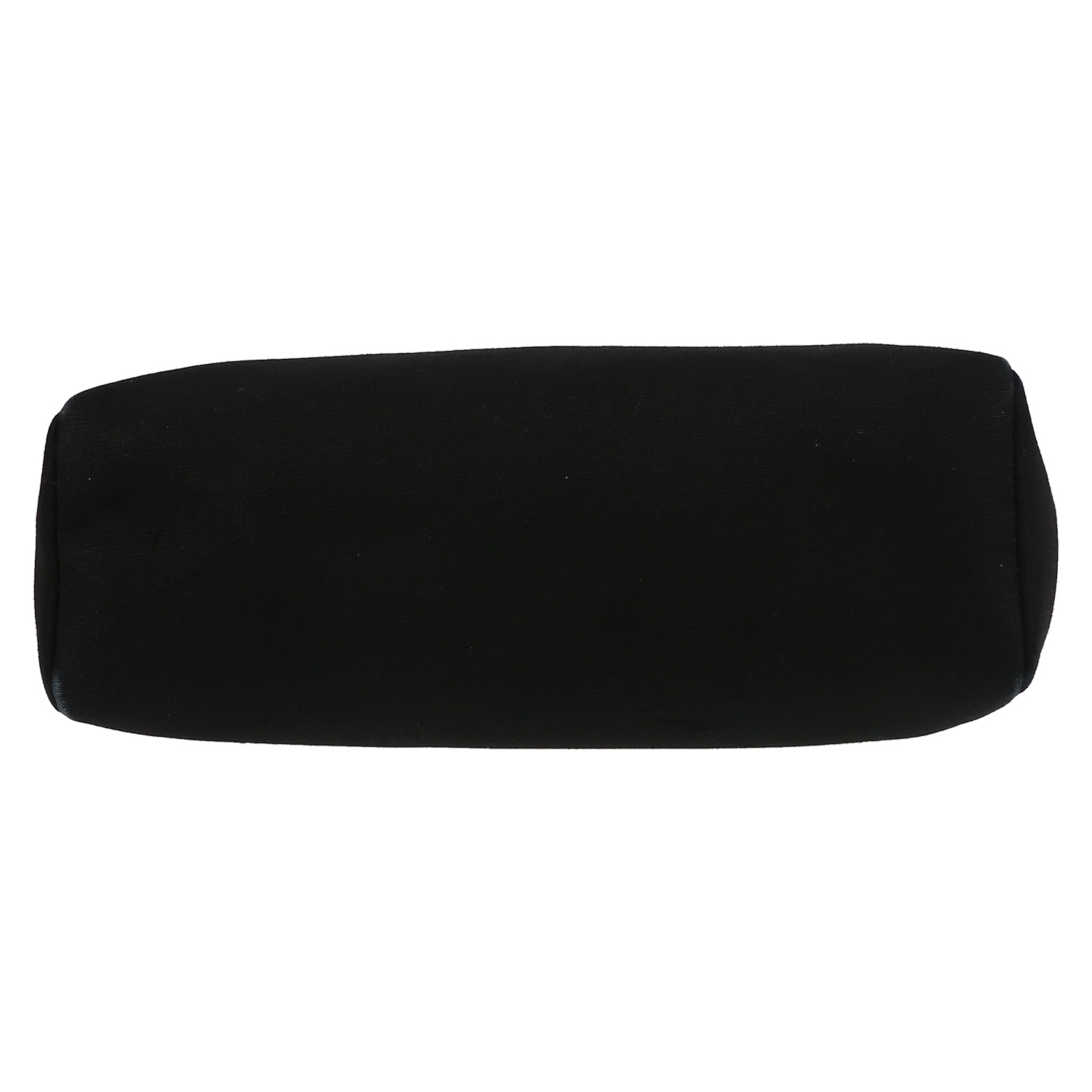 Sac porté épaule ou main Hermès  Herbag en toile noire et cuir noir - Detail D4