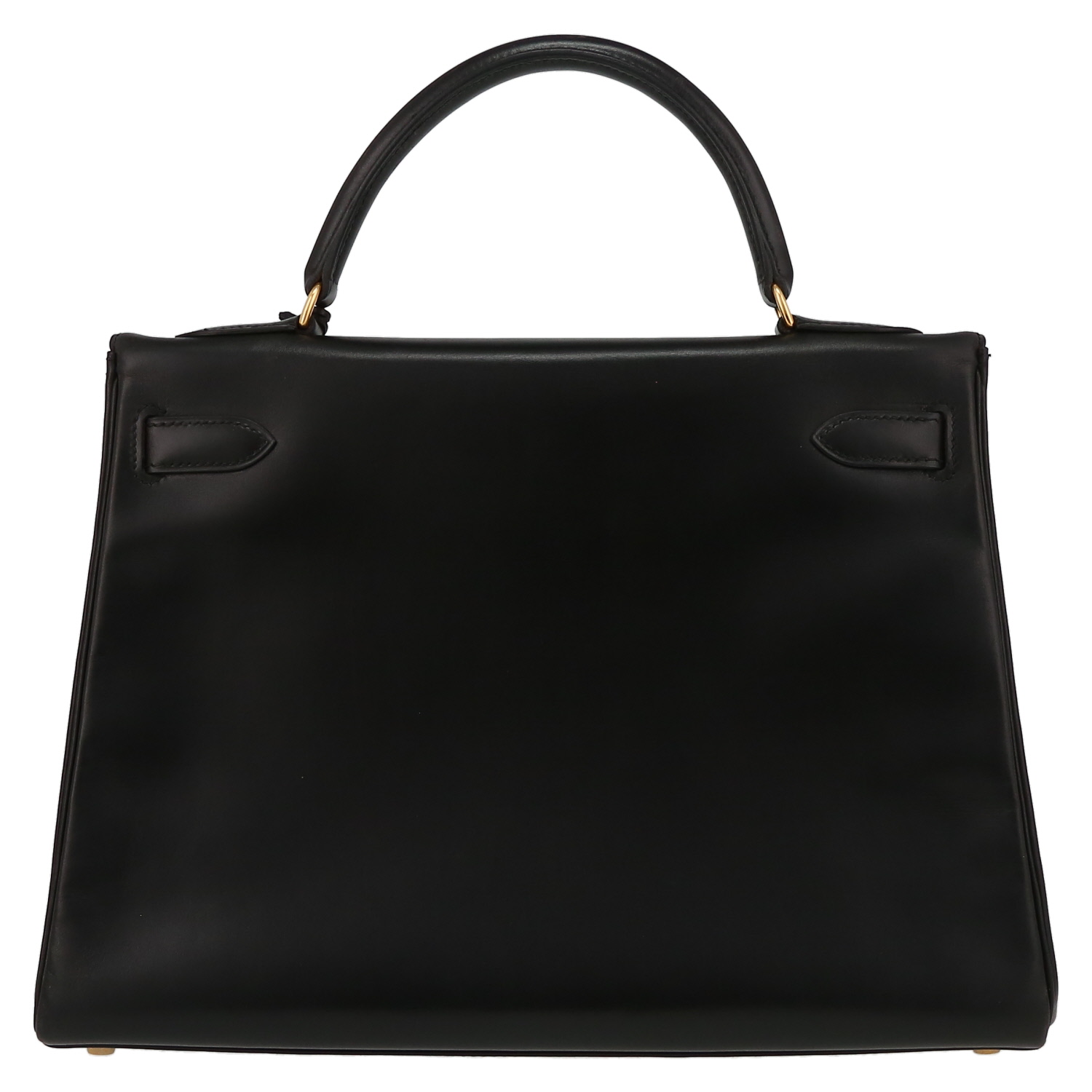 Borsa Hermès  Kelly 32 cm in pelle box nera - Detail D7