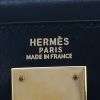 Hermès  Kelly 32 cm handbag  in black box leather - Detail D9 thumbnail