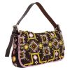 Fendi  Baguette handbag  in brown canvas  and brown leather - Detail D6 thumbnail