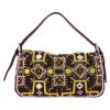 Fendi  Baguette handbag  in brown canvas  and brown leather - Detail D7 thumbnail